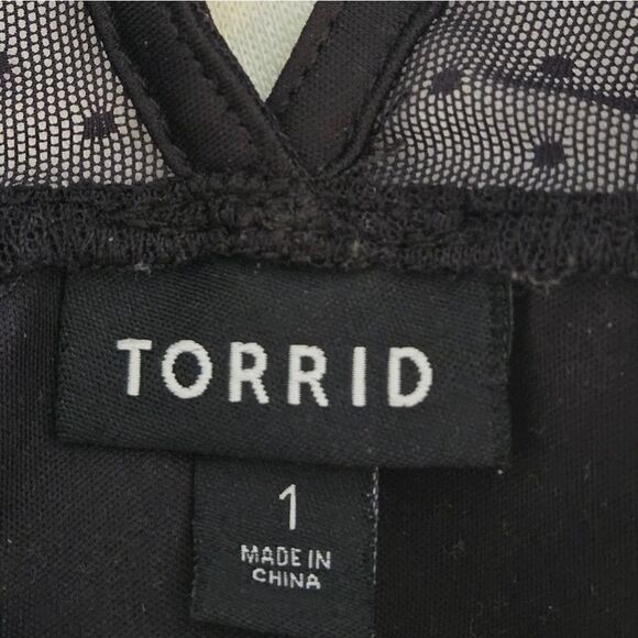 Torrid Black Lace Sleeveless Top - Picture 6 of 8